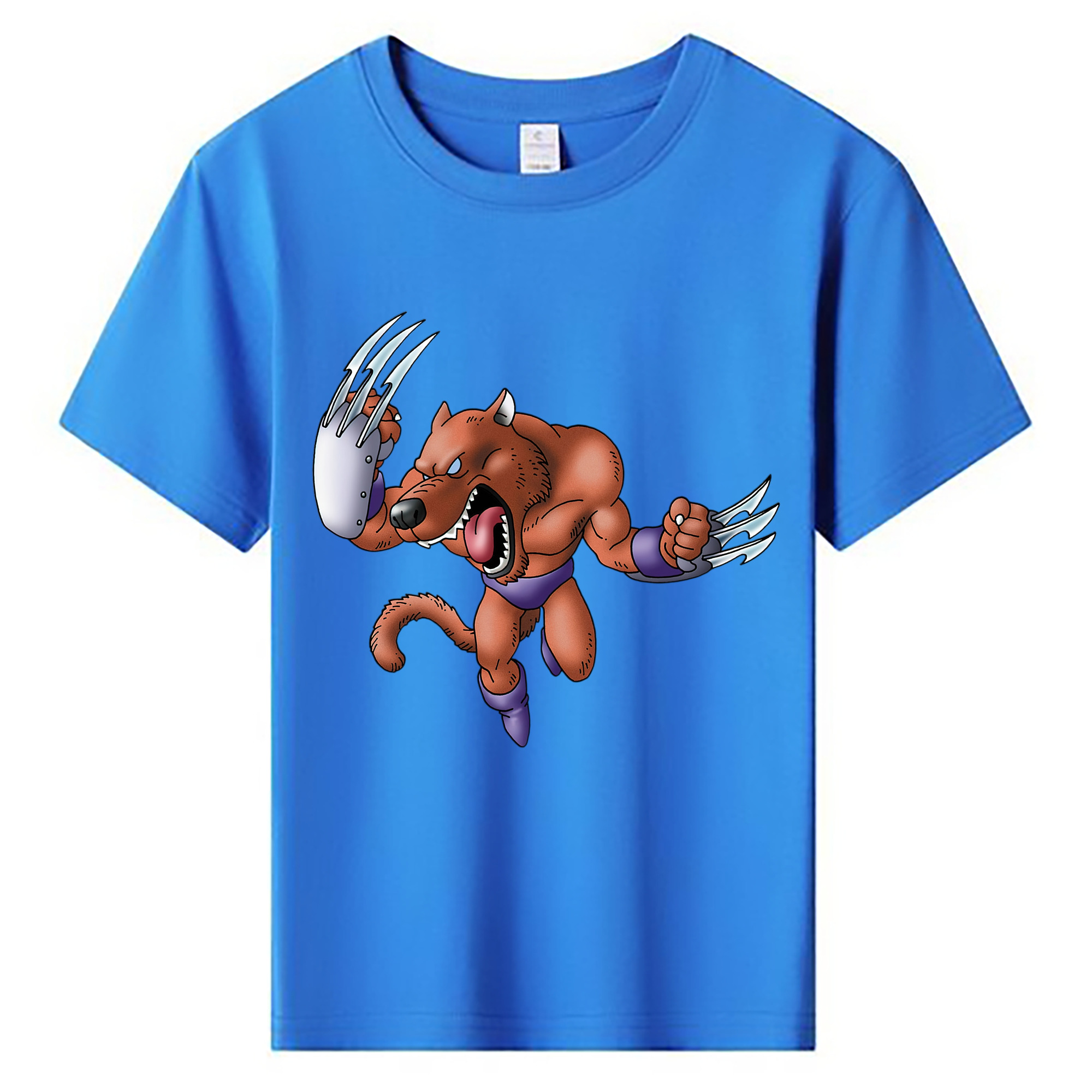 （画像用） ドラゴンクエスト Doragon Kuesuto Dragon Quest 綿100％キッズTシャツ（フロントプリント）
